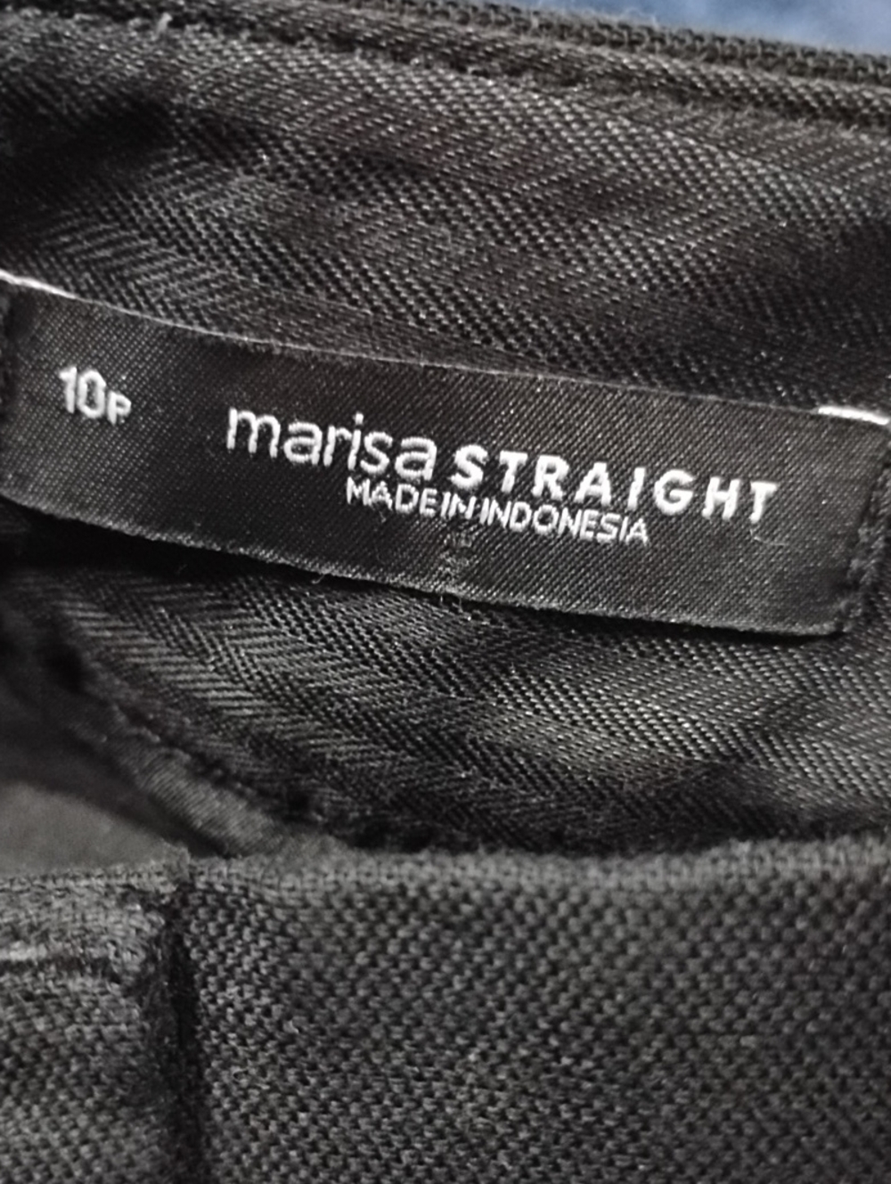 Ann Taylor Loft Womens 10 Petite Black Marisa Straight Pants - Picture 6 of 7